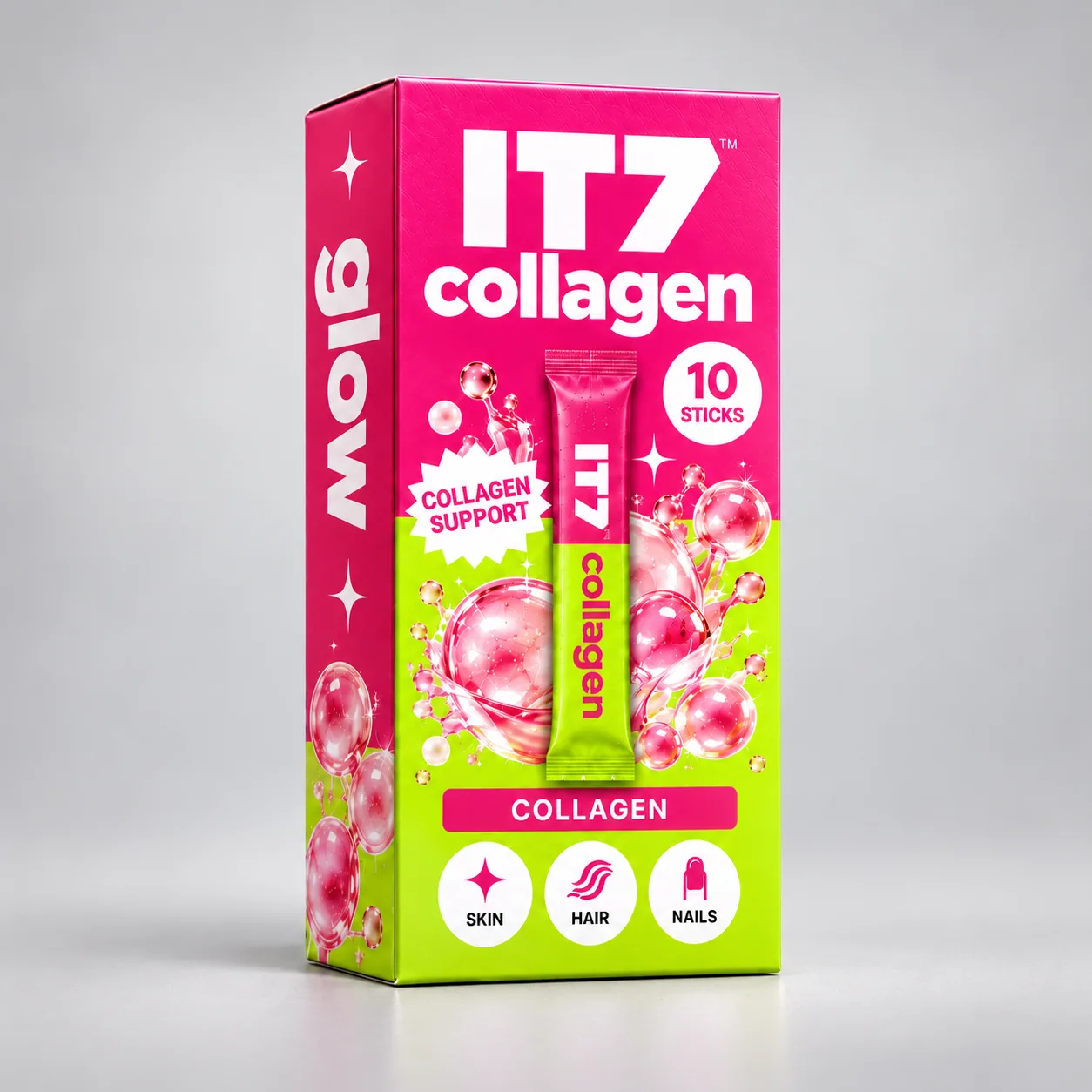 IT7 Collagen — студійна візуалізація упаковки